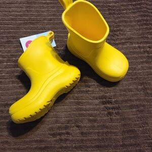 Cat & Jack Bright Yellow Kids Boots